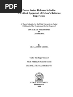 Download Power Sector Reforms - Orissa Perspective by Dr Sarbesh Mishra SN12915122 doc pdf