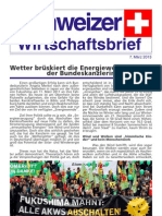 Schweizer Wirtschaftsbrief 03-2013