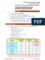 PL2303 Windows Driver User Manual v1.7.0 PDF