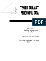 Jenis Alat Pengumpul Data