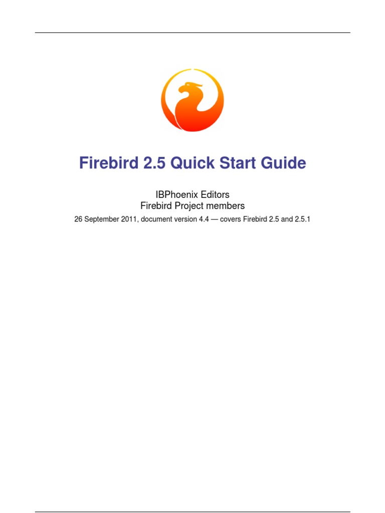 Firebird 2.5 QuickStart | PDF | Microsoft Windows | File System