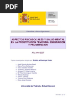 Salud Mental y Prostitucion