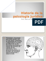 HISTORIA DE LA PSICOLOGÍA JURÍDICA