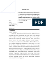 Pemanfaatan Jamur Entomopatogen Synnematium sp. dan Beuveria bassiana untuk Mengendalikan Wereng Pucuk (Sanurus indecora Jacobi) dan Kepik Penghisap (Helopeltis antonii) Pada Tanaman Jambu Mete (Anacardium occidentale).