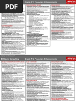 R12 Enhancements CheatSheet