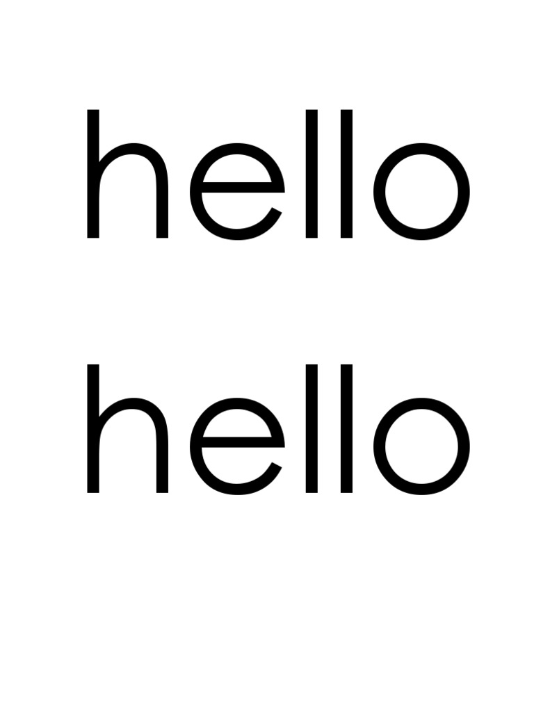 Hello | PDF