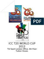 Icc t20 World Cup 2012