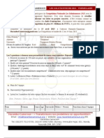 HCam 2013 - Formulaire (Round I)