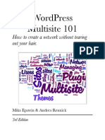 WordPress Multisite 101 3 Edition