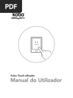 Kobo Touch eReader User Guide PT Portugal