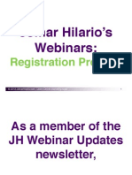 JH Webinar Registration Process