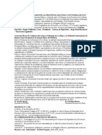 L 9310 y Decreto Promulgacion Convenio Gobierno Con EUDEBA Mineria 2012