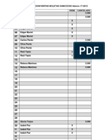 Lista distribución ventas febrero 2013