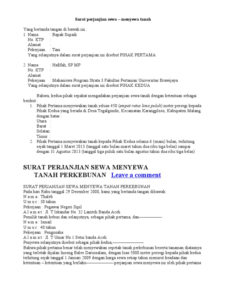 Contoh Surat Pernyataan Yayasan Tidak Dalam Sengketa 