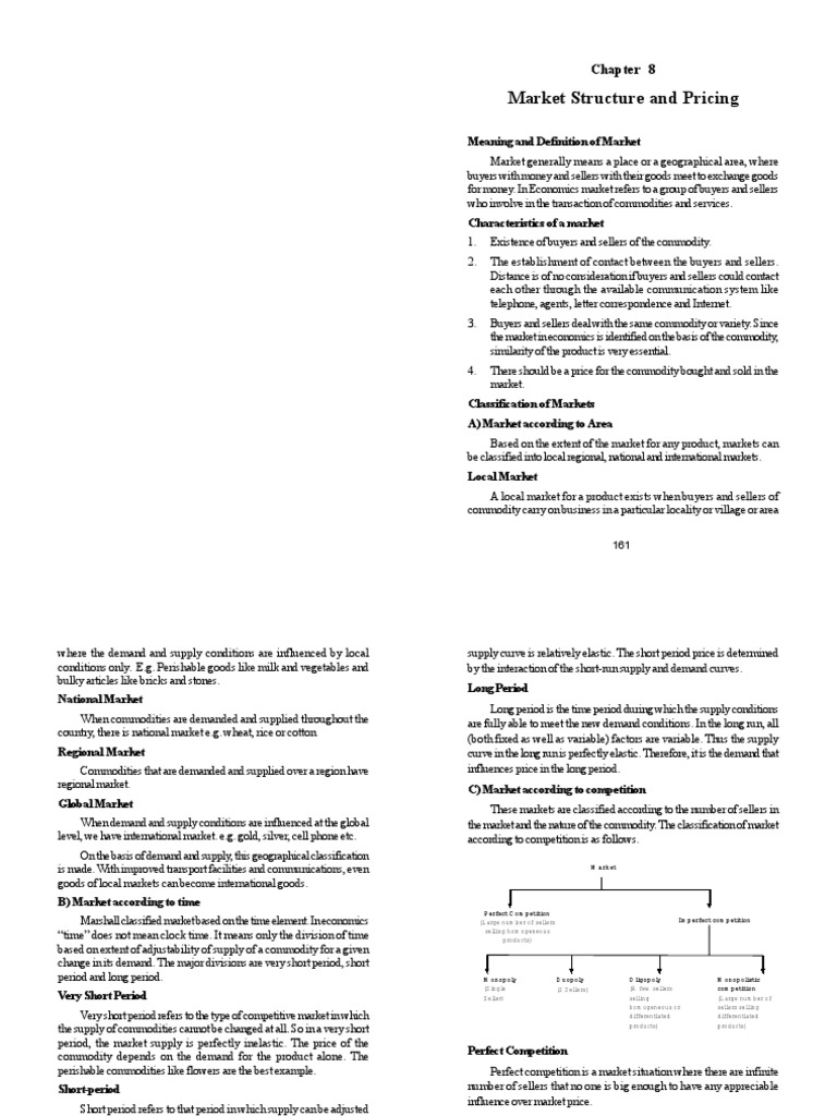 Market Structure | PDF