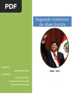 Segundo Gobierno de Alan Garcia