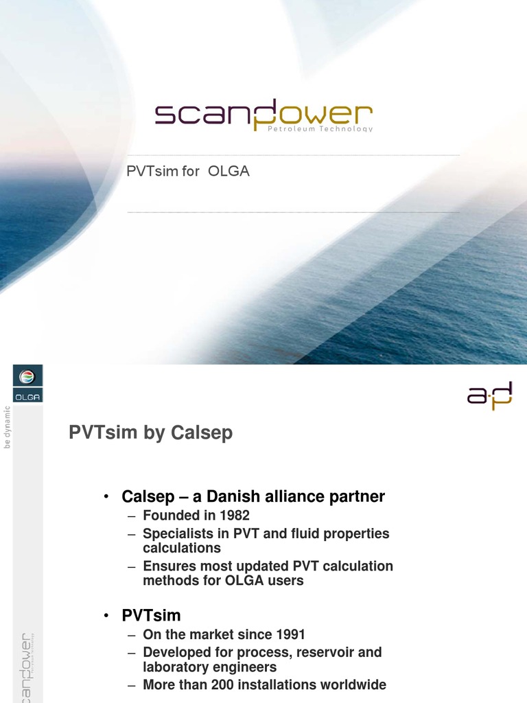 PVTsim Overview for OLGA Users | PDF