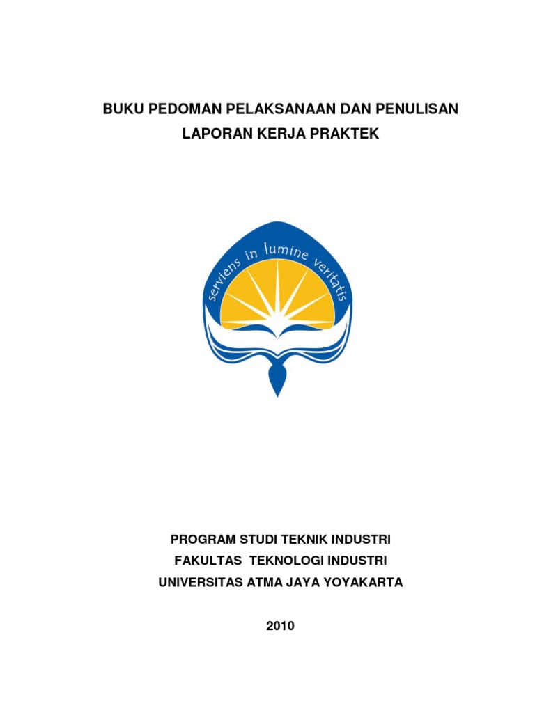 Contoh Laporan Kp Teknik Industri Seputar Laporan