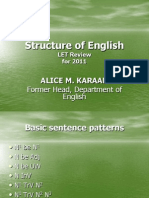 Structure of English Review Mat June 2011