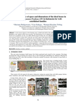 Optimizing The Use of Space and Dimensions of The Ideal House in Housing Singgasana Pradana (SP) in Indonesia For Well-Established Families