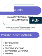 Case Analysis: Managent Decision Case: Dell Marketing