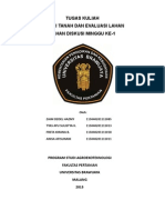 Bahan Diskusi Minggu Ke1 Survei Tanah Dan Evaluasi Lahan Fakultas Pertanian Universitas Brawijaya