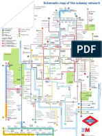 Plano de Metro Madrid