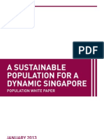 Population White Paper 2013 - A Sustainable Population For A Dynamic Singapore