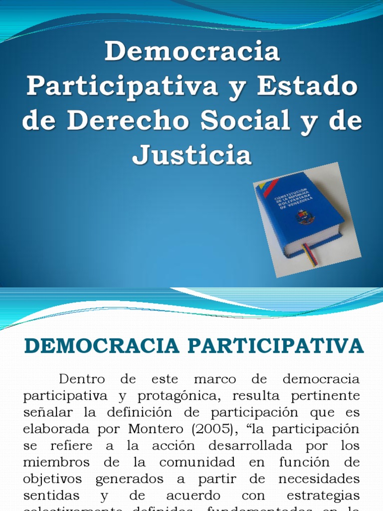 Democracia Participativa | PDF | Democracia | Ideologías políticas