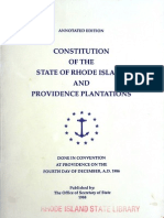 Constitution of The State of Rhode Island: Annotated Edition