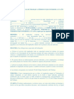 Contrato Individual de Trabajo A Término Fijo Inferior A Un Año