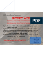 Howdy Week Flyer