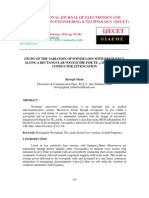 Study of The Variation of Power Loss With Frequency Along A Rectangular