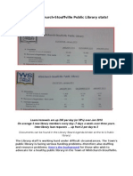 Whitchurch-Stouffville Public Library Statistics; Comparison