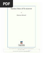 Download Garden Cities of Tomorrow -   Ebenezer Howard by Philobloem SN129302175 doc pdf