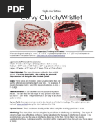 Curvy Clutch Sewing Pattern Aliya