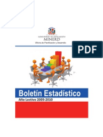 Educacion dominicana_Boletín_Estadístico 2009-2010
