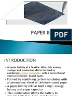 Paper Battery