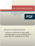 Negotiation and Bargaining 2