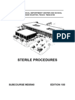 US Army Medical Sterile Procedures Ed.100