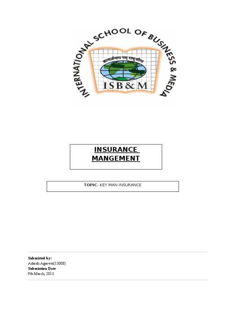 Report On KMI PDF Insurance Life Insurance