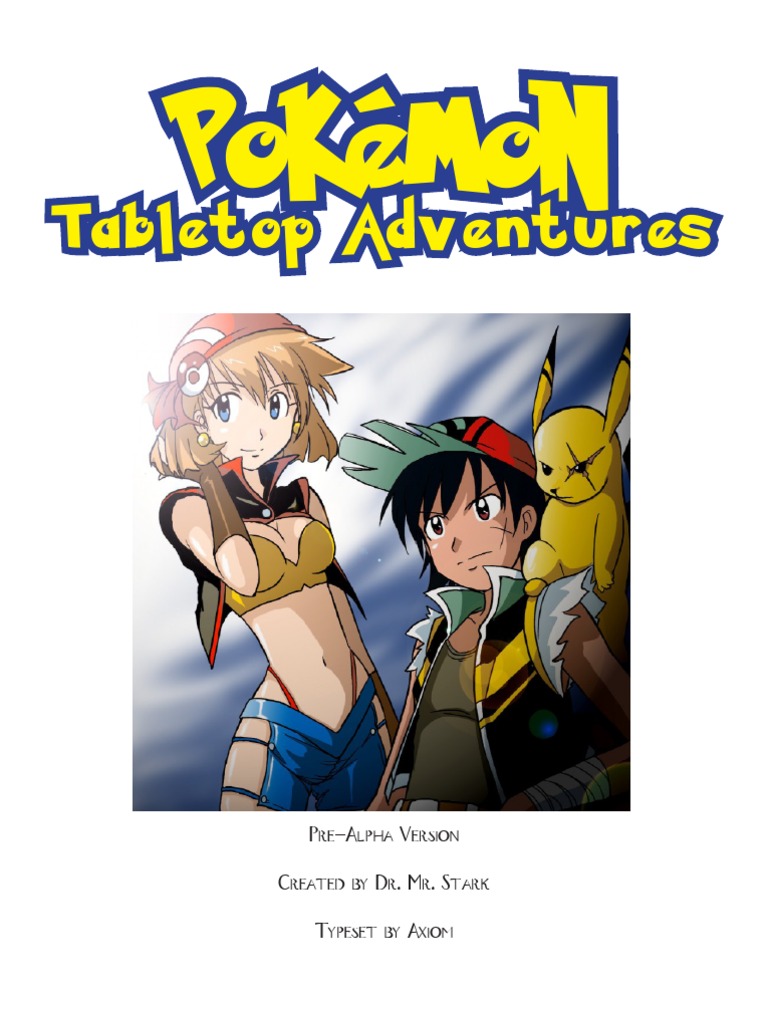Pokemon Tabletop Adventures PDF Pokémon