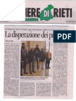 Corriere Di Rieti - Te Sa - La Disperazione Dei Profughi