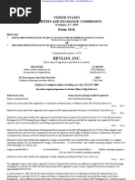 Download REVLON INC DE 10-K Annual Reports 2009-02-25 by httpsecwatchcom SN12936977 doc pdf