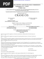 Download CRANE CO DE 10-K Annual Reports 2009-02-25 by httpsecwatchcom SN12937294 doc pdf