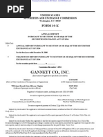 Download GANNETT CO INC DE 10-K Annual Reports 2009-02-25 by httpsecwatchcom SN12937503 doc pdf