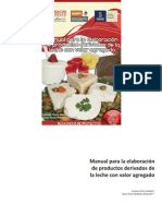 Manual para la elaboración de productos derivados de la leche con valor agregado