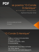 Análise poema Conde D.Henrique