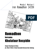 Modul Pesantren Romadhon 1433H - Romadhon Bersama Khulafaur Rosyidin
