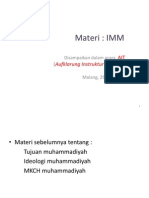 Materi Ke - IMM-an